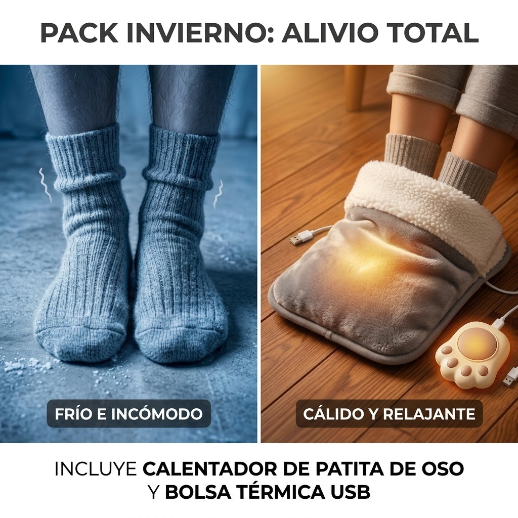 ThermaCare Pack™ - Almohadilla Térmica Multifuncional + Calentador de Manos Portátil de Regalo